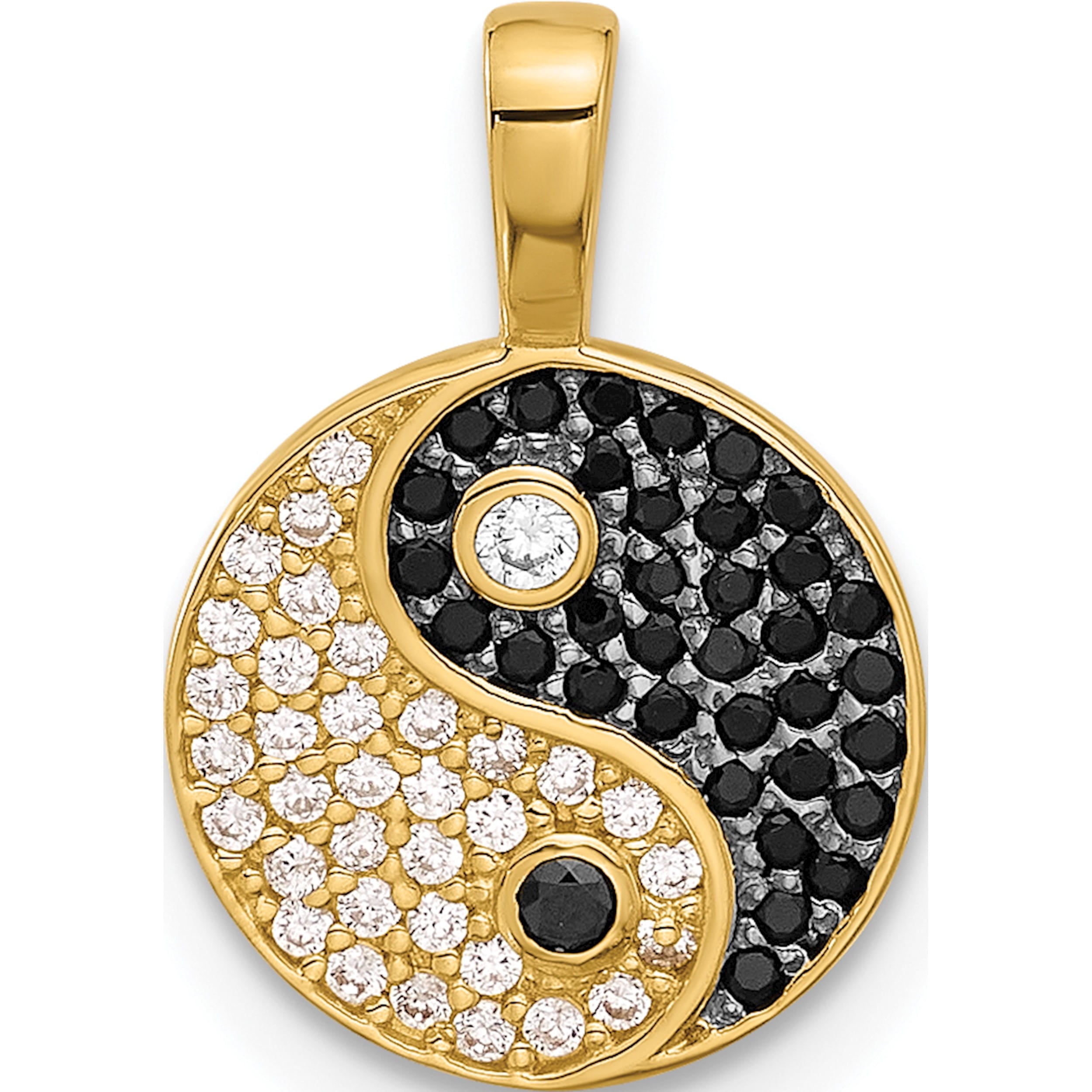 Yin Yang Pendant Gold