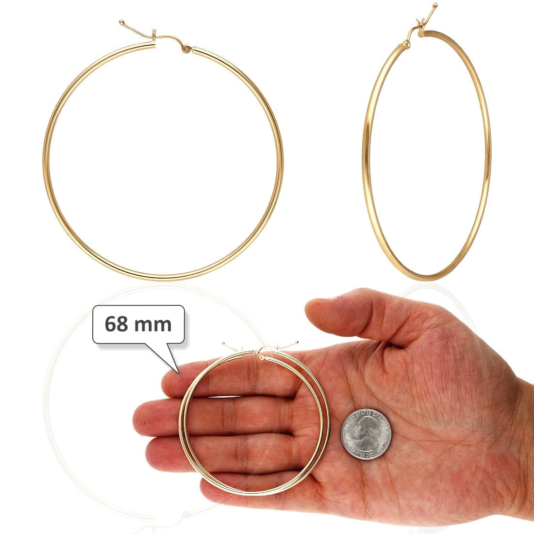 Multi Bright Open Heart Necklace by Michal Golan main image 1