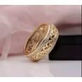 thumbnail image 1 of 14K yellow Gold Plated 2Ct Round Cut Lab-Created Diamond Women Wedding Ring, 1 of 4