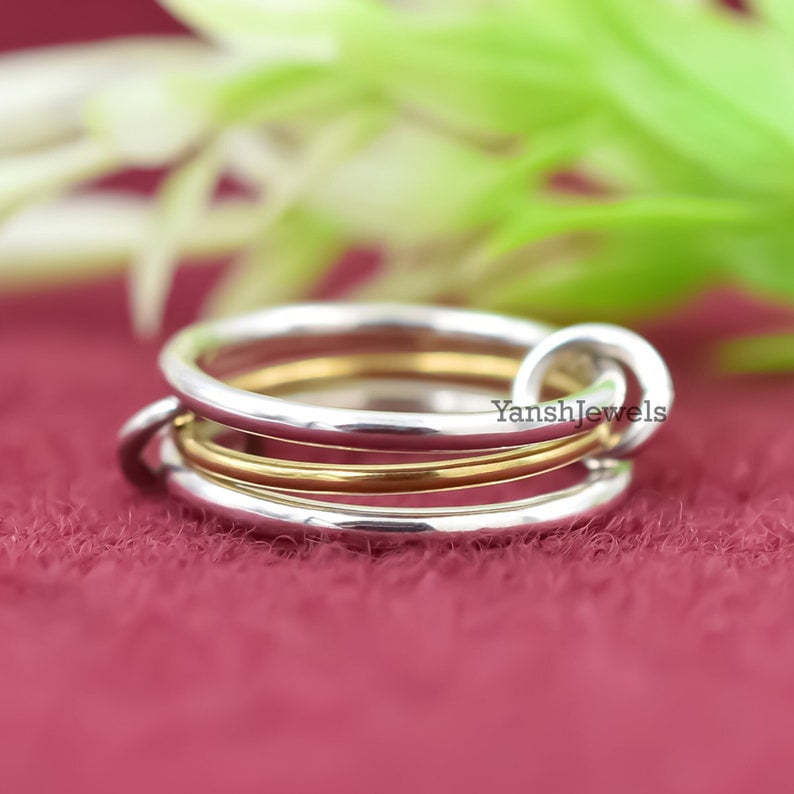 Ring Connector Wedding Rings