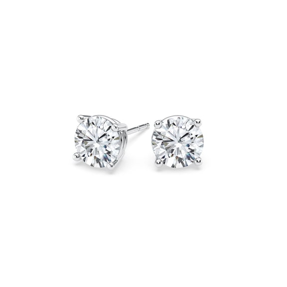 14KT WG 2CT TW LGD STUDS
