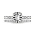thumbnail image 1 of 14KT White Gold 1Ct.Tw. Diamond keyani Bridal Ring, 1 of 4