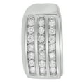 thumbnail image 1 of 14KT White Gold Men"s 1ct TDW Round Cut Diamond Ring(H-I,I1-I2), 1 of 1