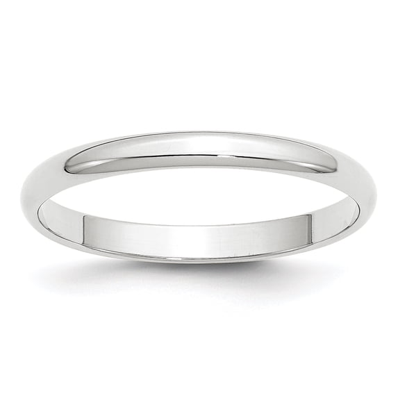 14KW 2.5mm Lightweight Half Round Band Size 5