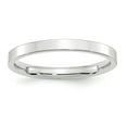 thumbnail image 1 of 14KW 2.5mm Standard Flat Comfort Fit Band Size 6 in 14k White Gold, 1 of 3