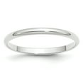 thumbnail image 1 of 14KW 2mm Lightweight Half Round Band Size 5, 1 of 1