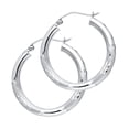 thumbnail image 1 of 14KW 3mm DC Hoop Earrings, 1 of 1
