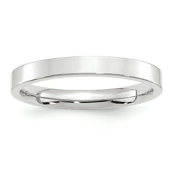 14KW 3mm Standard Flat Comfort Fit Band Size 7.5