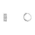 thumbnail image 1 of 14KW 4mm CZ Huggies Earrings, 1 of 1