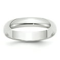 thumbnail image 1 of 14KW 4mm Lightweight Half Round Band Size 7, 1 of 1