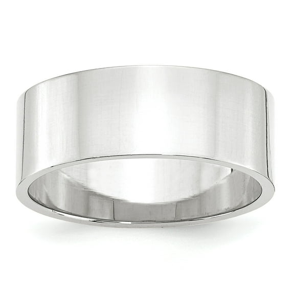 14KW 8mm Lightweight Flat Band Size 9.5