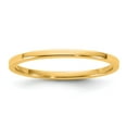 thumbnail image 1 of 14KY 1.5mm LTW Flat Band Size 9, 1 of 5