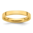 thumbnail image 1 of 14KY 3 mm Standard Flat Comfort Fit Band Ring - Size 5.5, 1 of 1