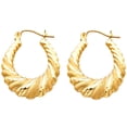 thumbnail image 1 of 14KY Fancy Hollow Hoop Earrings, 1 of 1