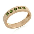 thumbnail image 1 of 14Kt Yellow Gold Chrome Diopside 5 Stone Ring, 1 of 3