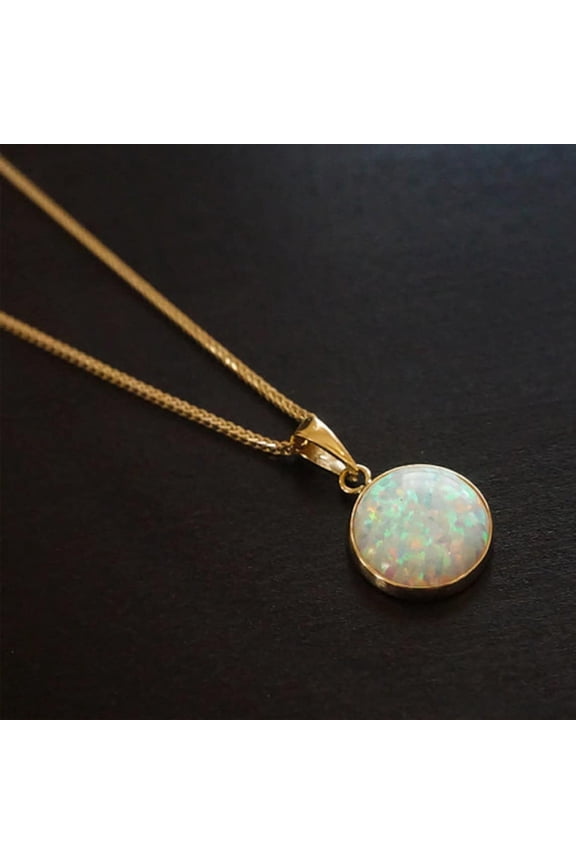 14Kt Yellow Gold Natural Gemstone Pendant no Chain Only Pendant, March And April Birthstone Necklace, Valentines Day Special Gold-19