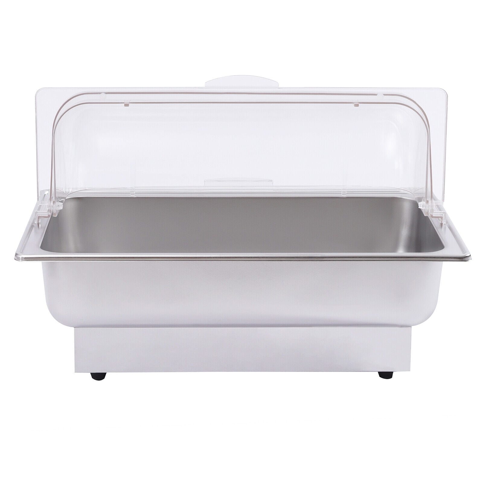 14L/14QT Anti-dry Electric Chafing Dish Stainless Steel+PC Buffet Stove 30-90 Electric Chafing Dish Set Stainless Steel+PC 110V w/ Food Trays 14L/14QT
