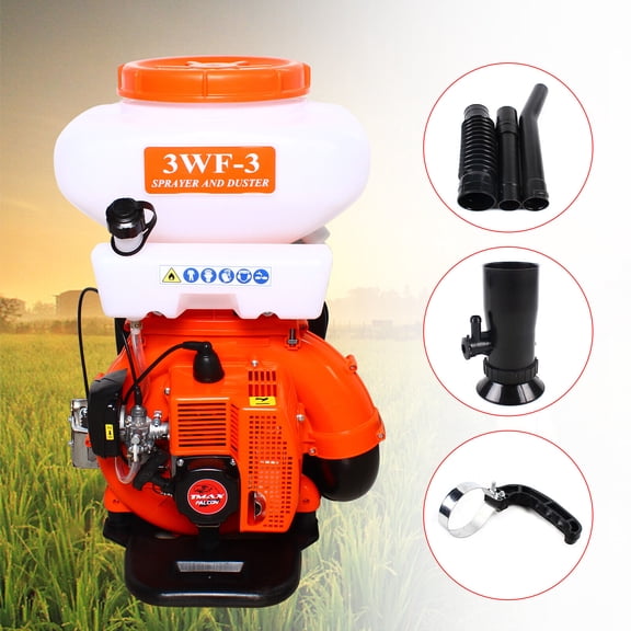 14L Agricultural Mist Duster Backpack 7500r/min Sprayer Gasoline Powered Tool Fogger Blower