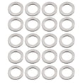 thumbnail image 1 of 14MM Aluminum Oil Drain Plug Seal Washers 94109-14000 94109-12000 Auto Engine Gasket 20Pcs, 1 of 9