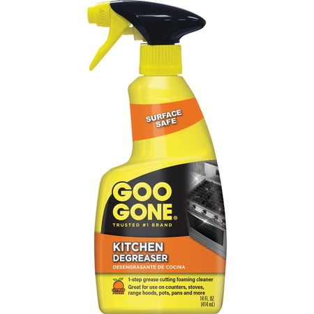 3-pack Goo Gone Kitchen Degreaser Foams - Pleasant Scent - 3 Pack, 14 oz — Household & Commercial Use, Effective Formula