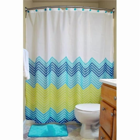 14PC Assortment Bath Set Chevron Blue