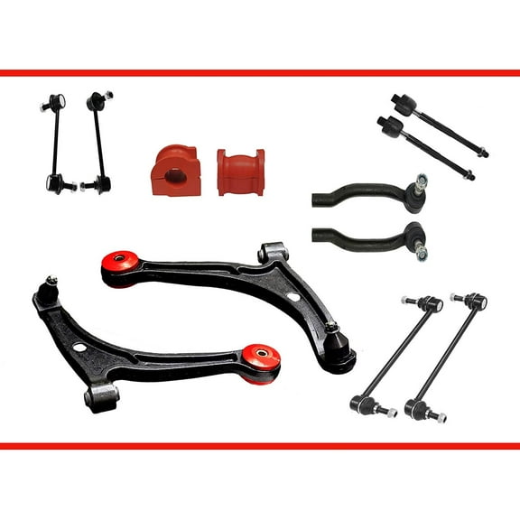14PC Complete Front Rear Suspension Kit with Control Arm For Acura MDX Honda Pilot Suspension Kit