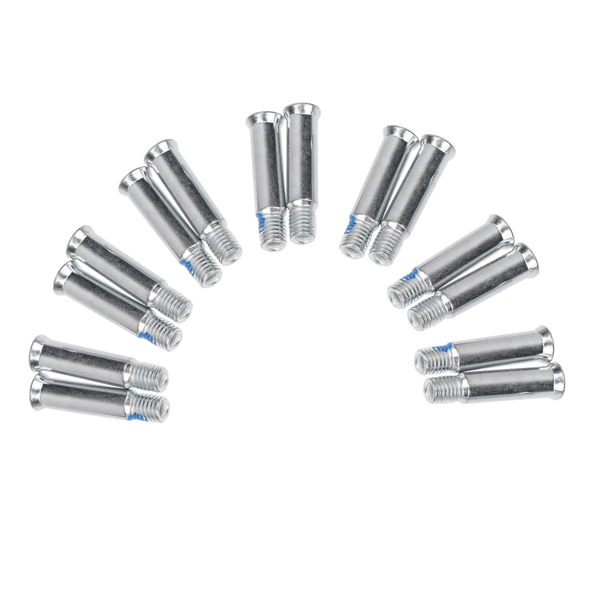 14PCS 35mm Skates Screw Nail Nuts Replacement Metal Roller Skate Axle