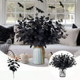 14PCS Black Halloween Artificial Flower Branches for Table Centerpieces
