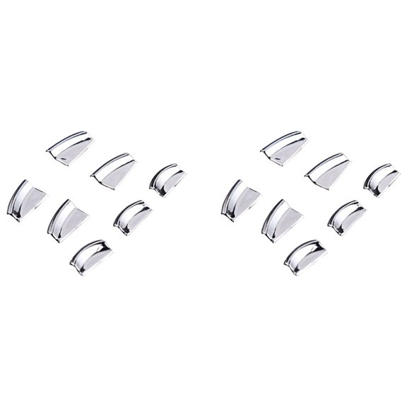 14PCS Car Chrome Interior Door Switch Styling Trims for Model S / X Accessories