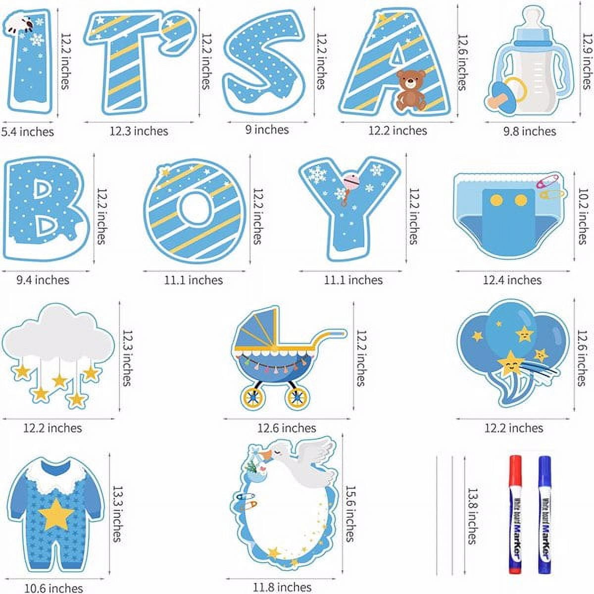 Beistle "It's A Boy" Rasenschild - Hellblau/Weiß, 29,2x39,4 Cm Für Baby-Shower & Geburtsankündigung