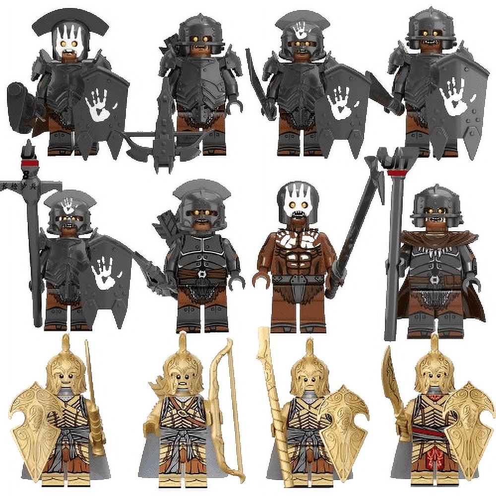 14PCS Medieval Orc Legion Minifigure Set – Retro Adventure Game-Inspired Characters Building Block Toy Pack for Kids and Holiday Gifts