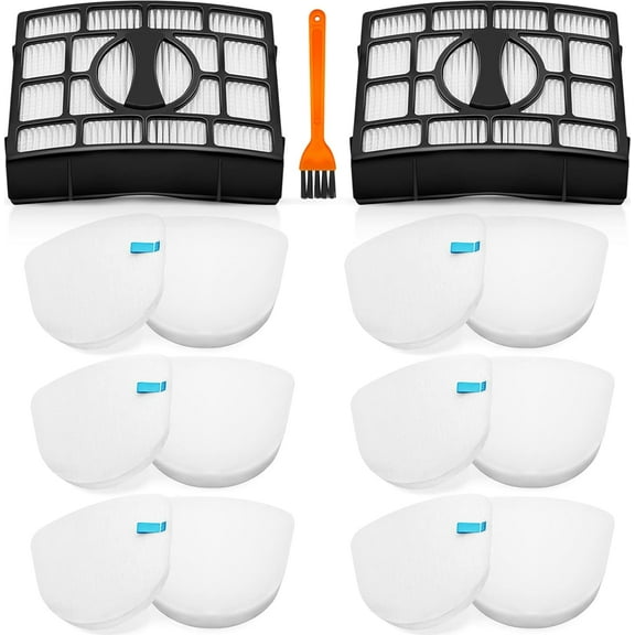 14Pack for Shark Replacement Filter ZU561 ZU560 Navigator Lift-Away Speed Self Cleaning Brushroll Lightweight Zero-M Upright Vacuum ZU572 ZU562 UV650 UV725 ZU560C ZD400 with HEPA Part XFFK560 XHEP560