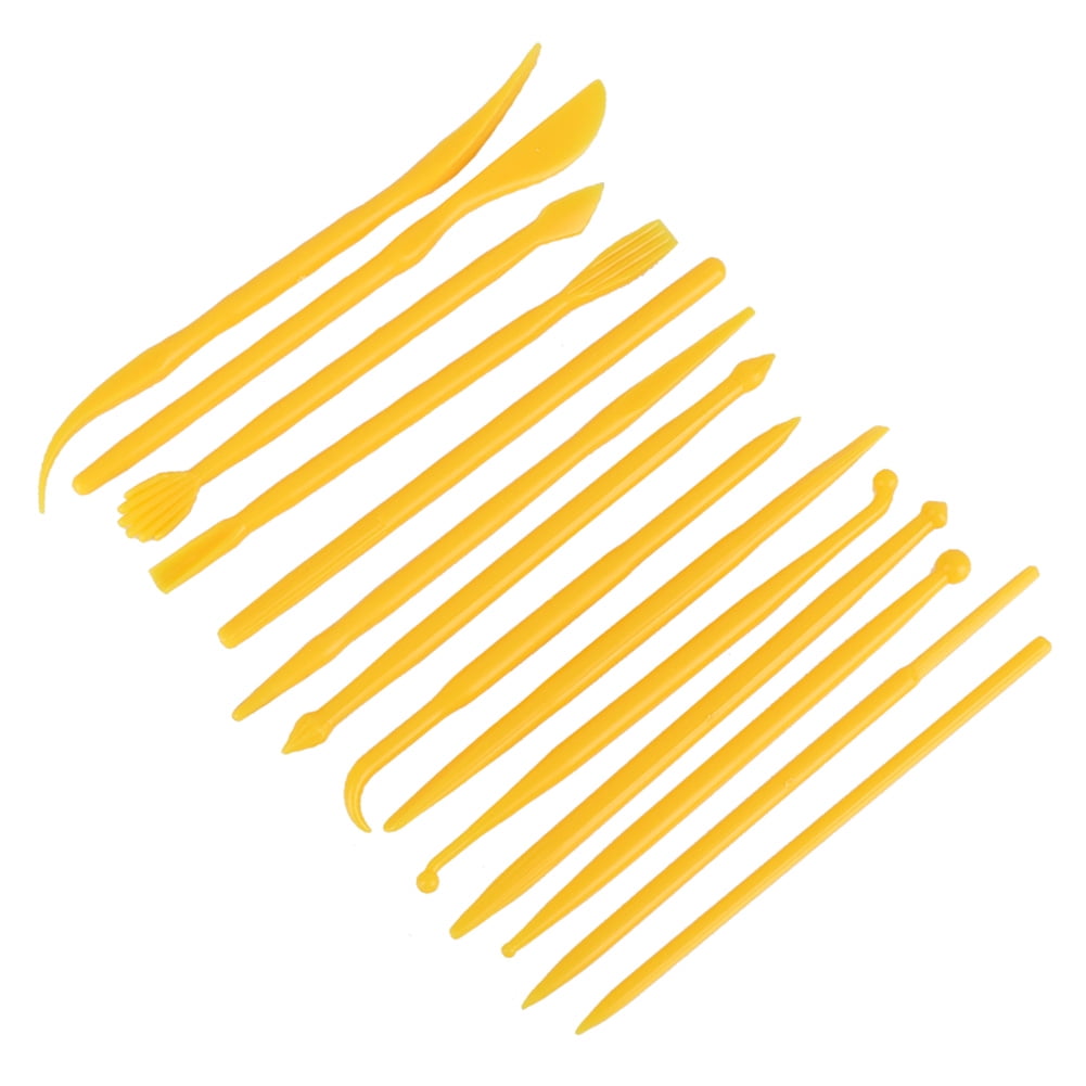 14Pcs DIY Plastic Clay Sculpting Set Clay Kit Pottery Modeling For