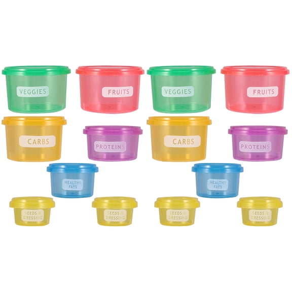 Supvox Fresh-Keeping Boxes Assorted Color Lightweight and Practical for Storage 2Sets