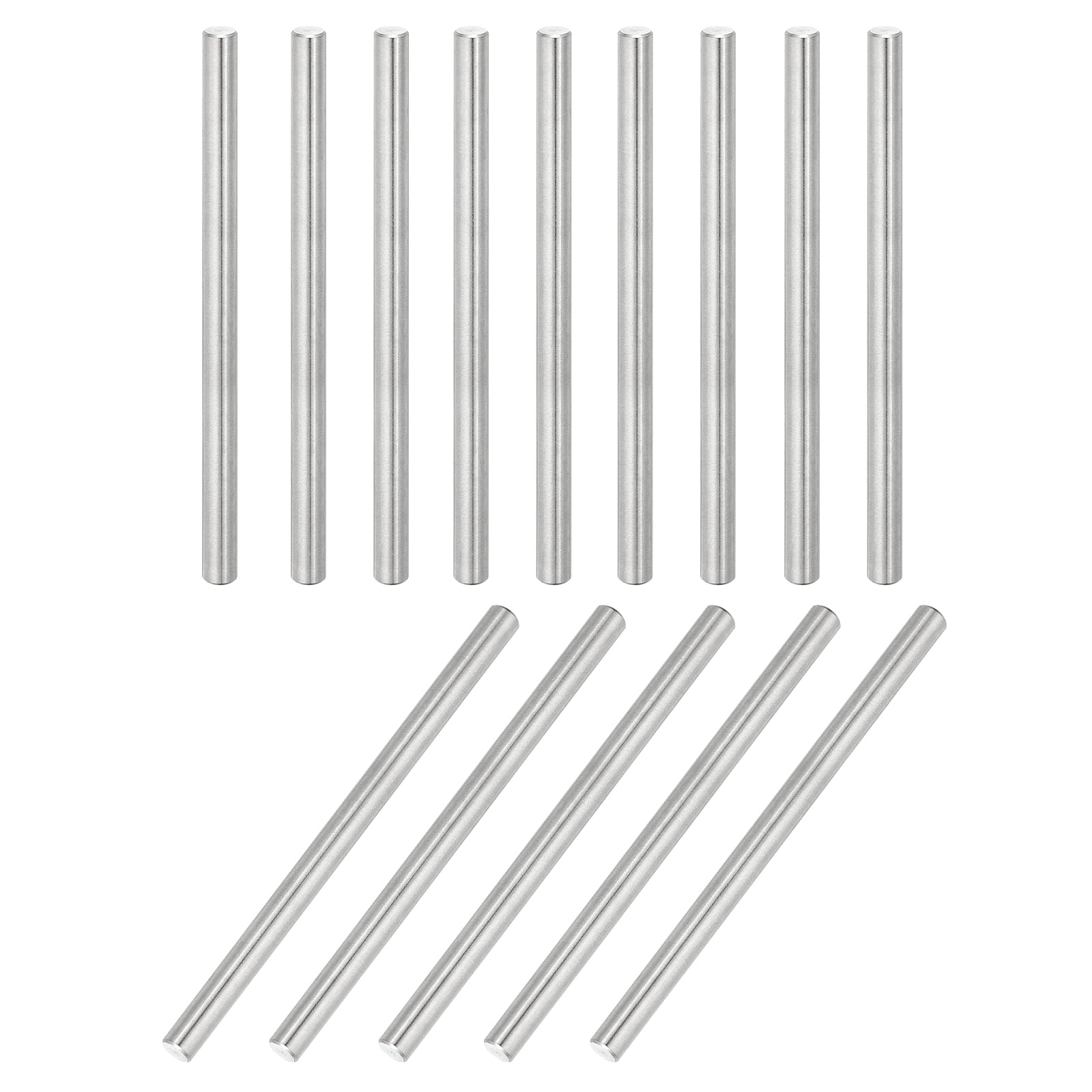 14Pcs Dowel Pin 6mm x 100mm Shelf Support Pin 304 Stainless Steel