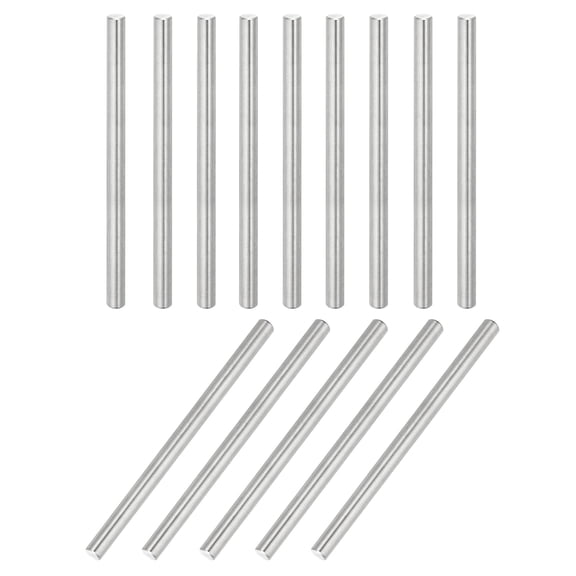 14Pcs Dowel Pin 6mm x 100mm Shelf Support Pin 304 Stainless Steel