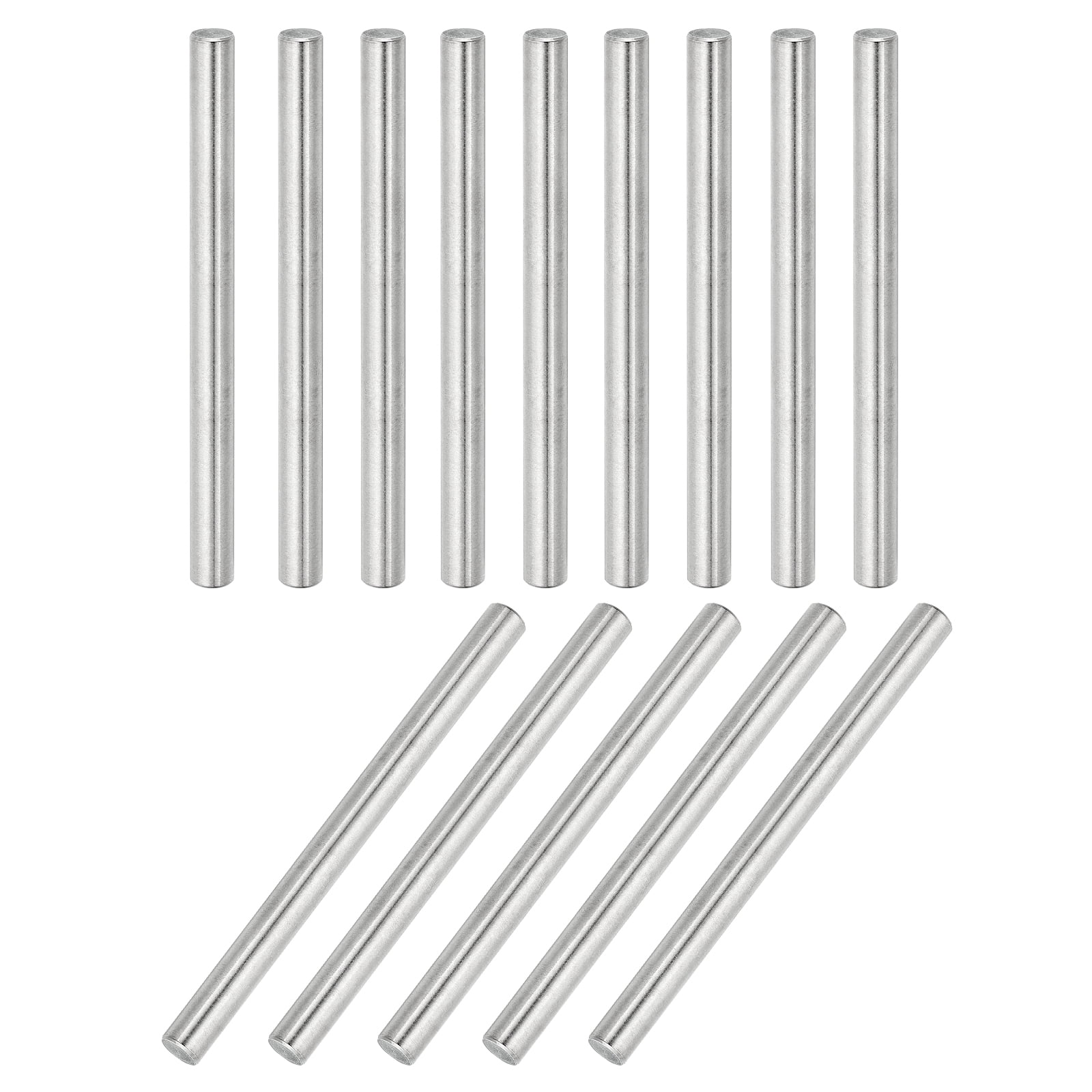 14Pcs Dowel Pin 8mm x 100mm Shelf Support Pin 304 Stainless Steel