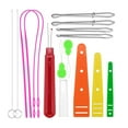 thumbnail image 1 of 14Pcs Drawstring Threader Tools 14Pcs Drawstring Threader Tool Set Sewing Repair, 1 of 7