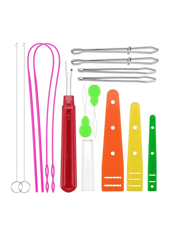 14Pcs Drawstring Threader Tools Sewing Repair Tools for Hobbyist Repair Trousers Hoodies Handbag Clothes