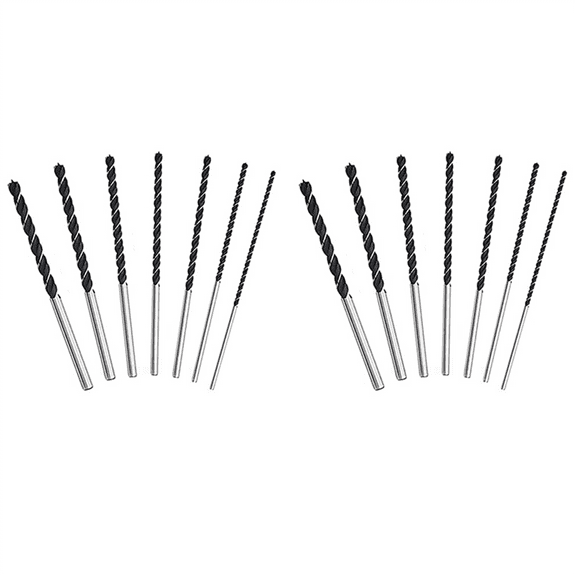 14Pcs Extra Long Wood Drill Bit Set 12 Inch 300mm Drill Bits DIY Woodworking Tool Spiral Drill Extra Long Drill