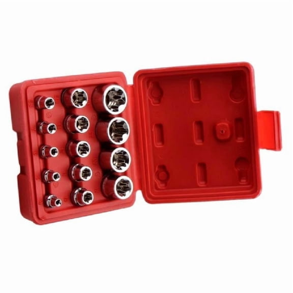 14Pcs Female E Star Socket Set E4-E24 Drive E-Star External Hexagonal Socket