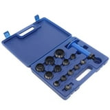 14Pcs Hollow Hole Punch Tool Kit, 3/16\", 1/4\", 5/16\", 3/8\",7/16\", 1/2...