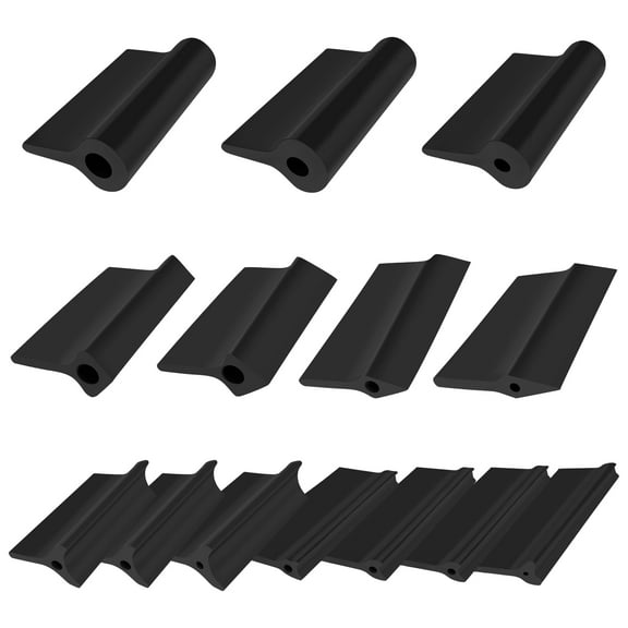 14Pcs Rubber Polishing Pad Set Reusable Flexible Contour Sanding Block Profile Sanding Pad Convex Concave Sandpaper Holder Woodworking Angle Sanding Tool for Contour Curve Profile