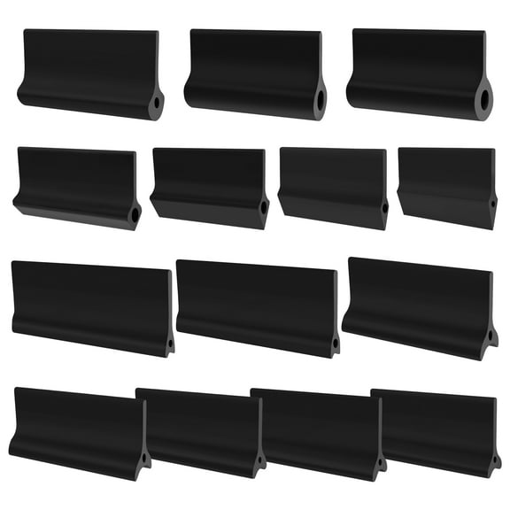 14Pcs Rubber Polishing Pad Set Reusable Flexible Contour Sanding Block Profile Sanding Pad Convex Concave Sandpaper Holder Woodworking Angle Sanding Tool for Contour Curve Profile