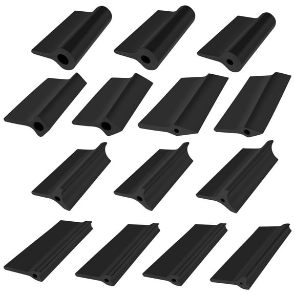 14Pcs Rubber Polishing Pad Set Reusable Flexible Contour Sanding Block Profile Sanding Pad Convex Concave Sandpaper Holder Woodworking Angle Sanding Tool for Contour Curve Profile