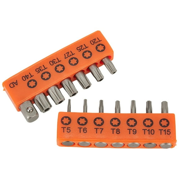 14Pcs Set 25Mm Torx Screwdriver Bits with Hole T5-T40 Electric Screw Driver