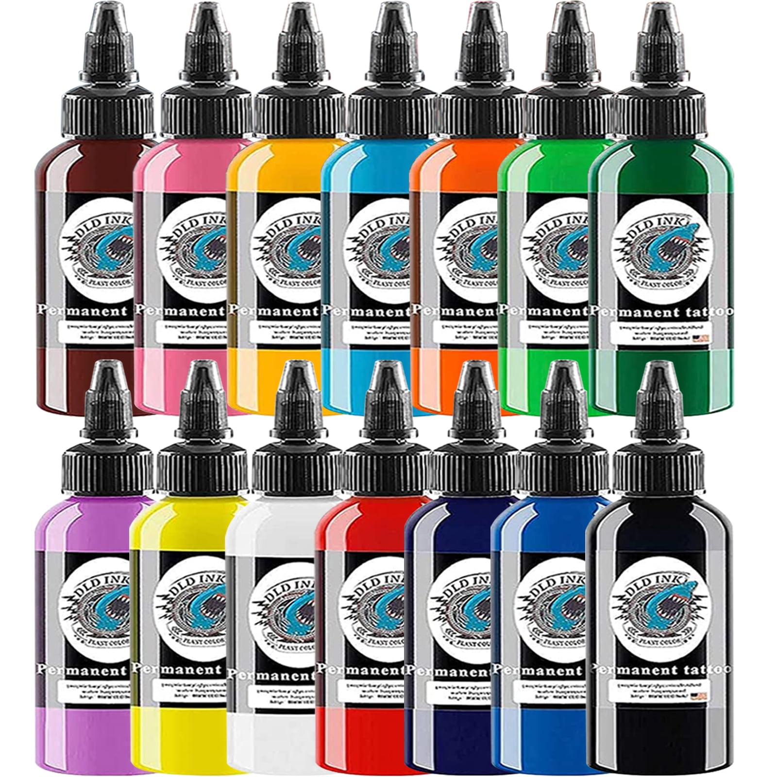 Tattoo Ink colors available in our stick and poke tattoo kits