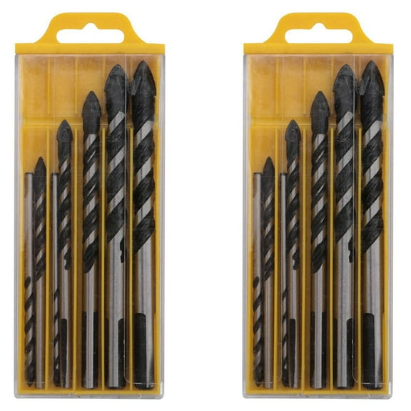 14Pcs Tipped Masonry Drill Bit Set for Porcelain Ceramic Tile Concrete Brick (3, 4, 5, 6, 8, 10, 12mm)