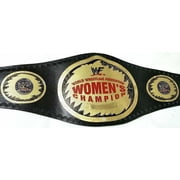 14Stars WWF Brass Womens Cowhide Leather Replica Title Belt, 50in