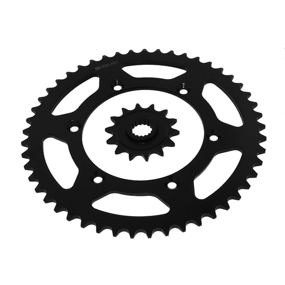 14T Front Sprocket and 49T Rear Black Sprocket fits Suzuki RM-Z450 2005 - 2018